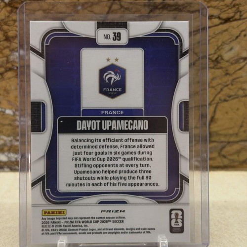2026 Panini Prizm FIFA World Cup Soccer Dayot Upamecano Pandora Prizm card new