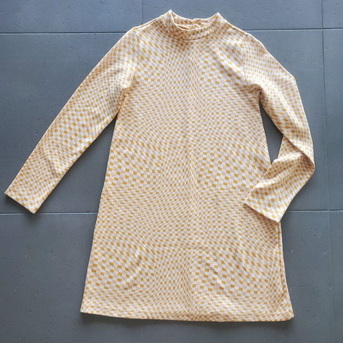 Zara yellow 60's style dress like new