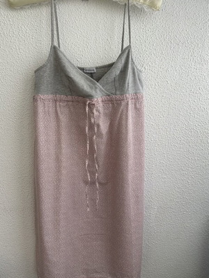 Intimissimi nightgown like new, cotton, gray and pink