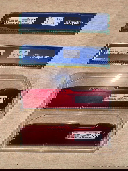 16GB RAM DDR3 1600MHZ Kit Kingstong και HyperX