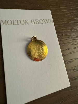 14k Konstantinato old gold pendant new