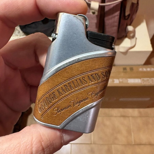 Karelias lighter with case like new, collectible from Karelias