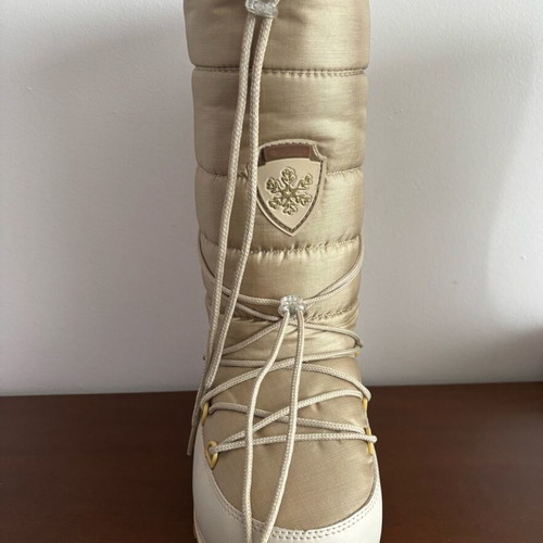 Rucanor Vintage 90s Après-Ski Winter Boots like new Champagne Gold
