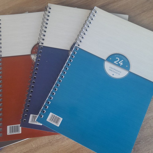 Weekly diaries 2024 new, pack of 2 pieces