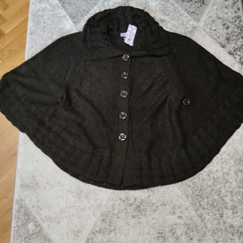 Dark brown women's poncho new