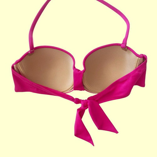 Fuchsia strapless tie swimwear Angel Mare new, sizes 70B, 75B, 70C