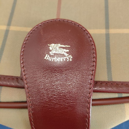 Burberry Nova Check Shoulder Bag like new, canvas and leather