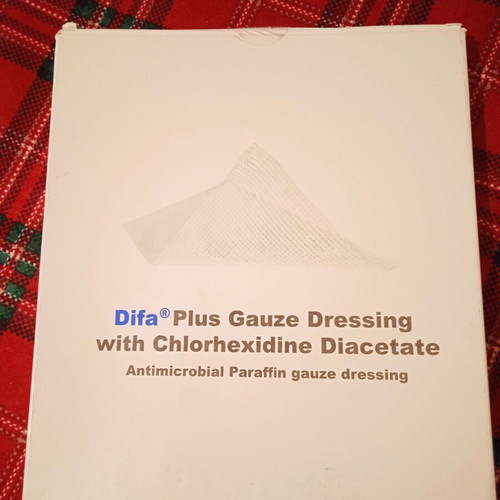 Difa Plus Gauze Dressing with Chlorhexidine Diacetate