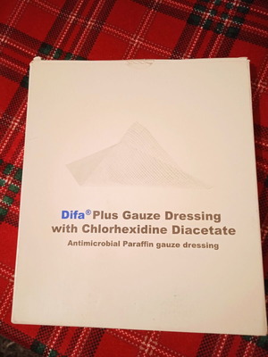 Difa Plus Gauze Dressing with Chlorhexidine Diacetate