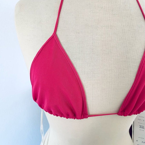 Triangle Bralette Veloudakis new, pink, size small