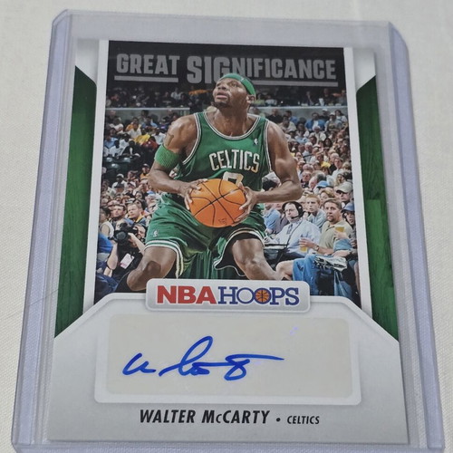 Walter McCarty Autograph Boston Celtics 2024-25 NBA Hoops card like new