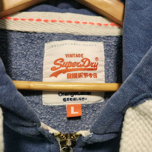 Superdry women's sweatshirt size L like new, blue