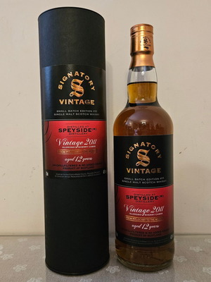 Macallan 12yo of 2011. Signatory Vintage. Whisky.