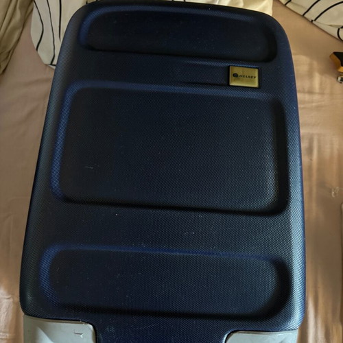 Delsey Paris Hand Luggage suitcase used, dark blue, 52x30x21 cm