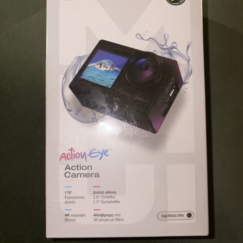 Egoboo X Maui And Sons Action Eye MUSJ4000BLK Action Camera new, 4K Ultra HD