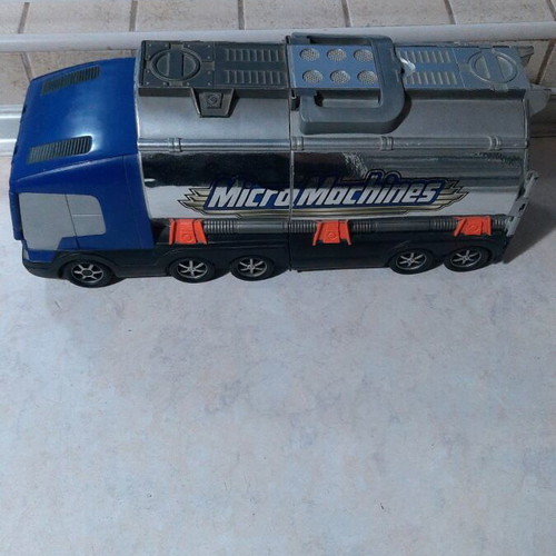 Hasbro Micro Machines oil truck vintage used 2001