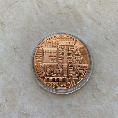 Metal Bitcoin Coin new, excellent quality