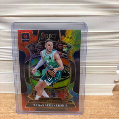 Tadas Sedekerskis 2025-26 Select EuroLeague Concourse Tie-Dye Prizm card new