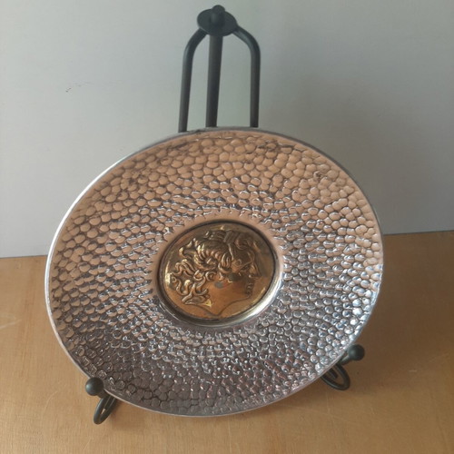 Macedonian Silver Plate 925 with Alexander the Great, like new