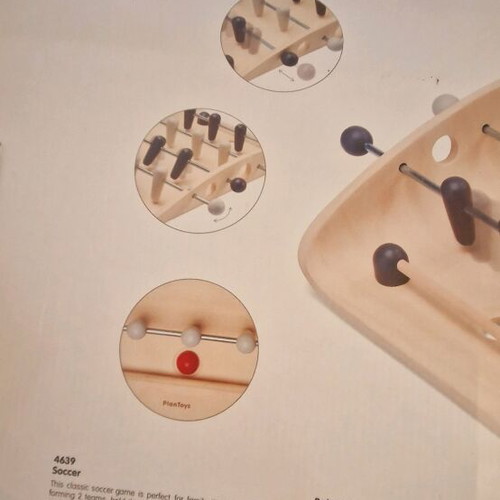 Wooden foosball table like new