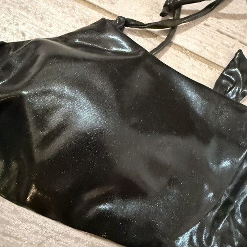 Metallic swimsuit new, size L, black