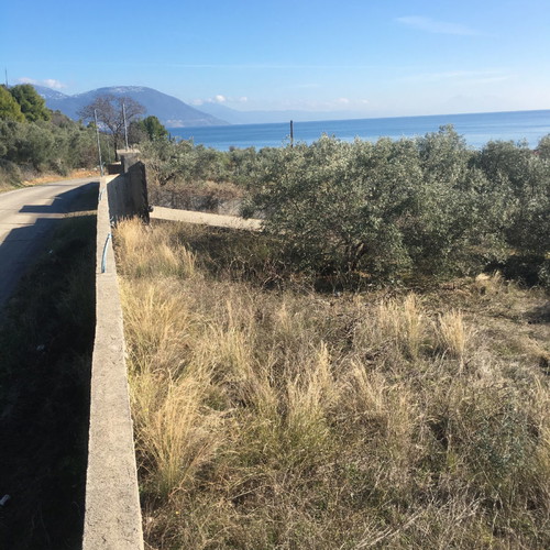 Seafront Land Plot 2048 m² Buildable, Corner, Evia