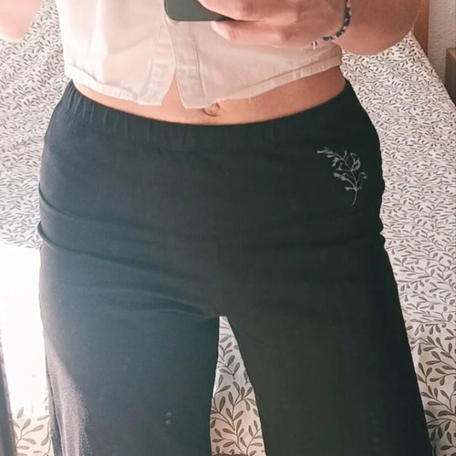 Dance pants new black elastic size S