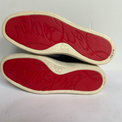 Christian Louboutin men sneakers like new, size 41, gray and black