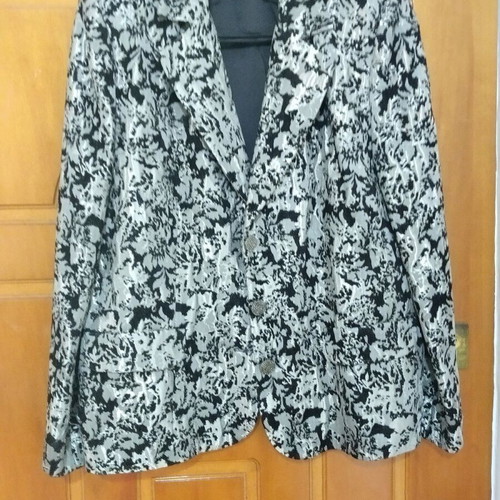 Luxury jacket new size 54 gray-black Greek