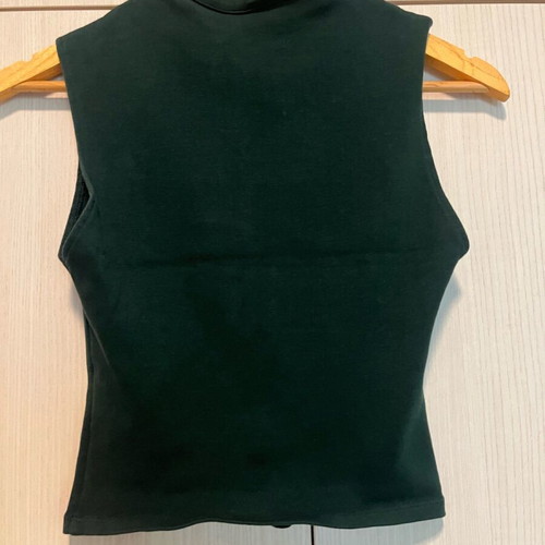 Zara green top like new, size M