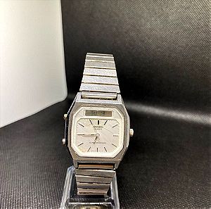 1981 Seiko SQ H556-5000 Quartz Alarm Chronograph