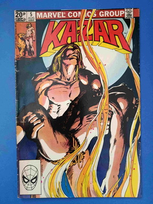 Kazar Ka-Zar The Savage 5 comic book used, English