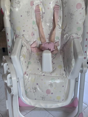 Mothercare high chair used with adjustable recline and height