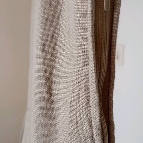 Linen long dress like new, size M, beige