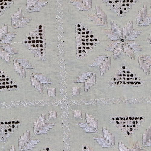 Hardanger embroidery set of 2 pieces like new, ecru