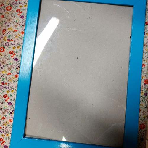 Photo frames used, pack of 8 colorful, 33.5x24.5cm and 16.5x21.5cm