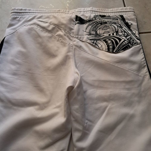 Adidas shorts used, white, 9-10 years, with back design and front pockets