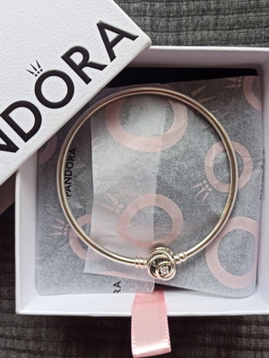 Βραχιόλι Pandora Encircled Clasp ν.20 σαν καινούργιο με κυκλικό κούμπωμα