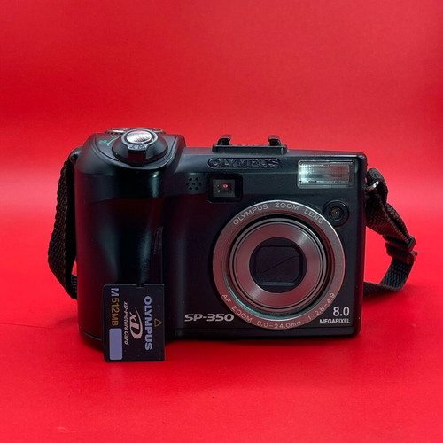 Olympus SP-350 digital camera used, 8.0 MP, 3x optical zoom