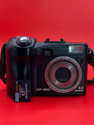 Olympus SP-350 digital camera used, 8.0 MP, 3x optical zoom