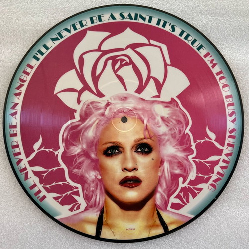 Madonna 20th Bedtime Stories 8-trk picture disc like new, pop