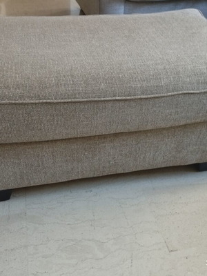 Belcampo Jute Ottoman Footstool 105x61x48 cm Ashley new