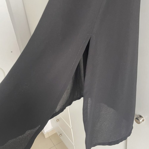 Zara top like new, black with slits