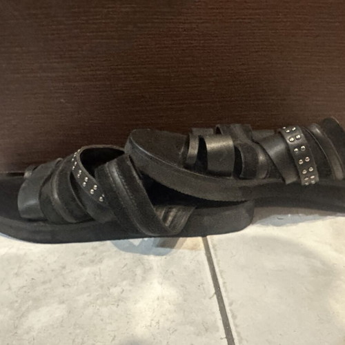 Glamazons Extralight leather anatomical sandals like new, size 37, black