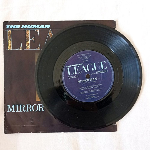 The Human League Mirror Man 45 vinyl 1982, good condition