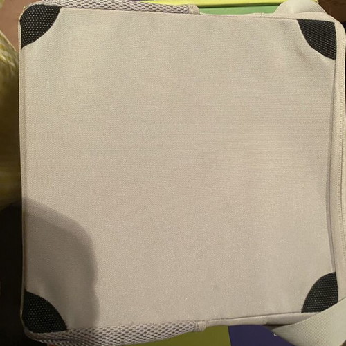 BabyToLove Travel Up Booster portable high chair like new, grey stars