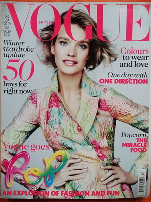 Βρετανικό περιοδικό Vogue Δεκέμβριος 2012