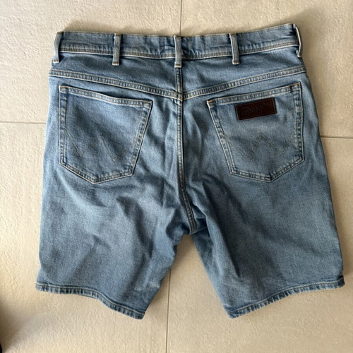 Wrangler denim jean bermuda shorts, blue, XL