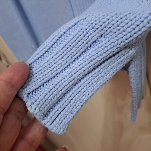 Zara women's cardigan baby blue, new, cotton, size M