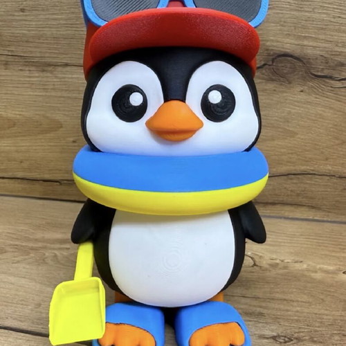 Mr Penguin Beach figure new